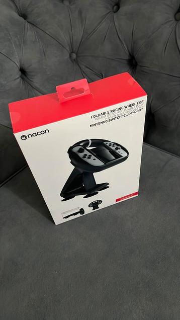 Plooiibaar Racing Wiel Voor Joy-Con Switch 2, Enlèvement, Neuf, Switch