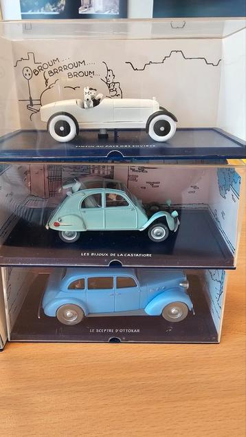 En voiture Tintin - lot 5 voitures
