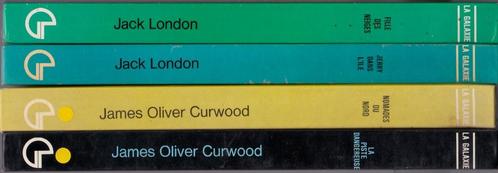 Jack LONDON + James Oliver CURWOOD - 4 volumes GALAXIE, Boeken, Kinderboeken | Jeugd | 10 tot 12 jaar, Zo goed als nieuw, Fictie