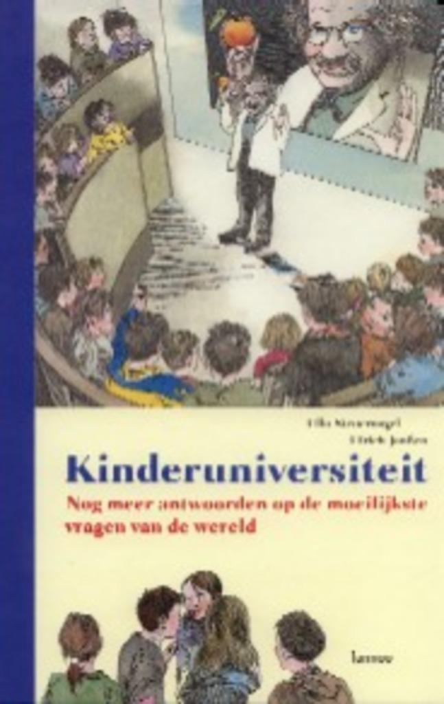 boek: kinderuniversiteit (rood/blauw/oranje), Boeken, Kinderboeken | Jeugd | 10 tot 12 jaar, Zo goed als nieuw, Fictie, Ophalen of Verzenden