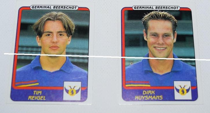 Panini/Football 2002/Germinal Beerschot/2 autocollants, Collections, Articles de Sport & Football, Neuf, Affiche, Image ou Autocollant