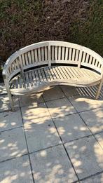 Tres joli banc en teck, Tuin en Terras, Tuintafels, Ophalen, Gebruikt, Ovaal, Hout