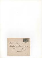 postzegels België brief 53, Verzenden, Gestempeld