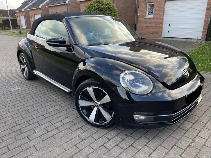 VW Beetle Cabriolet 2.0 TDI DSG Automatic, 1 Jaar Garantie, Auto's, Volkswagen, Bedrijf, Te koop, Beetle (Kever), Cruise Control
