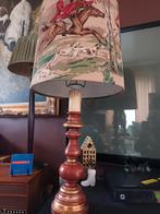 Tafellamp, jacht tafereel , prachtige grote lamp, Enlèvement