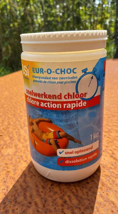 Eur-O-Choc chlore en granules pour piscine 1kg, Tuin en Terras, Zwembad-toebehoren, Nieuw, Ophalen