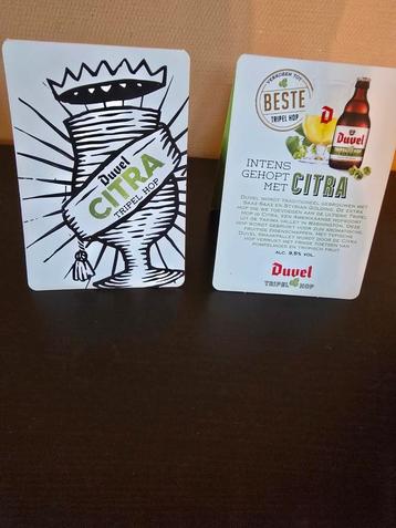 Duvel bordje Citra tripel hop beschikbaar voor biedingen