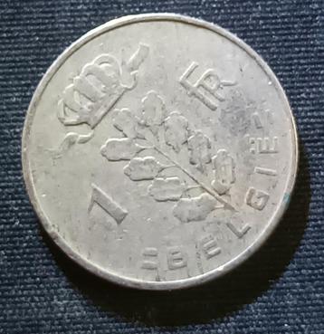 Misslag: 1 frank 1956 VL - Boudewijn I (1/8 slag) beschikbaar voor biedingen