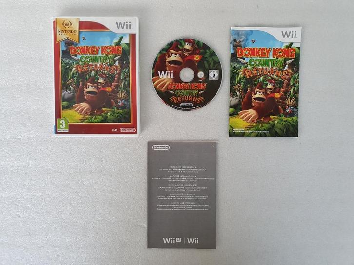 Nintendo Wii: Donkey Kong Country Returns (Nintendo Selects), Games en Spelcomputers, Games | Nintendo Wii, Gebruikt, Ophalen of Verzenden