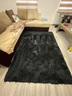 Zwarte zachte tapijt (LxB=166 cm x 233 cm), Ophalen, Gebruikt