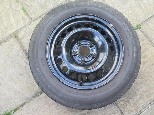 Originele stalen velgen met banden SAAB 9.3, Auto-onderdelen, Banden en Velgen, Banden en Velgen, Winterbanden, 15 inch, 195 mm