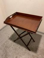 Bijzettafel, buttlertray met dienblad, Ophalen, Gebruikt, Rechthoekig, Hout