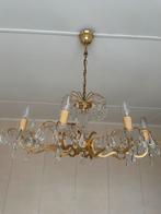 Antieke vergulde kroonluchter, Maison & Meubles, Lampes | Lustres, Enlèvement, Comme neuf