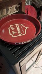 Plateau à boissons métallique Chimay rouge, Collections, Enlèvement