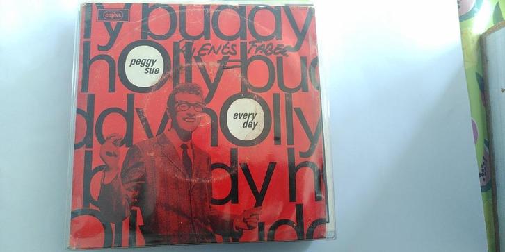 SINGEL BUDDY HOLLY--PEGGY SUE---, Cd's en Dvd's, Vinyl Singles, Gebruikt, Single, Pop, 7 inch, Ophalen of Verzenden