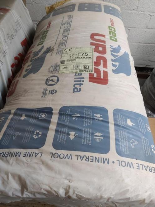 Isolatie glaswol ursa , isover , rockwool , geluidsisolatie, Doe-het-zelf en Bouw, Isolatie en Afdichting, Nieuw, Steenwol, Ophalen of Verzenden