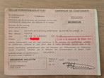 (FUNNY) Conformiteitscertificaat voor Honda Camino, Fietsen en Brommers, Ophalen of Verzenden