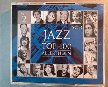 5cd box. Jazz Top 100 Allertijden.  Vol. 2. (Universal). beschikbaar voor biedingen