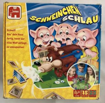 Le jeu de société Wolfje Wervelwind et les 3 petits cochons  disponible aux enchères