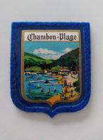 Ecusson / Patch Vintage - Chambon Plage - France, Collections, Bouton, Utilisé, Enlèvement ou Envoi, Ville ou Campagne