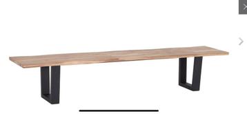 Eettafel 3m x 1,10m met bijhorende bank 2,70m beschikbaar voor biedingen