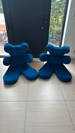 zeldzame vintage Ikea PS Brum Blue Bear kinderstoel 2 stuks, Ophalen
