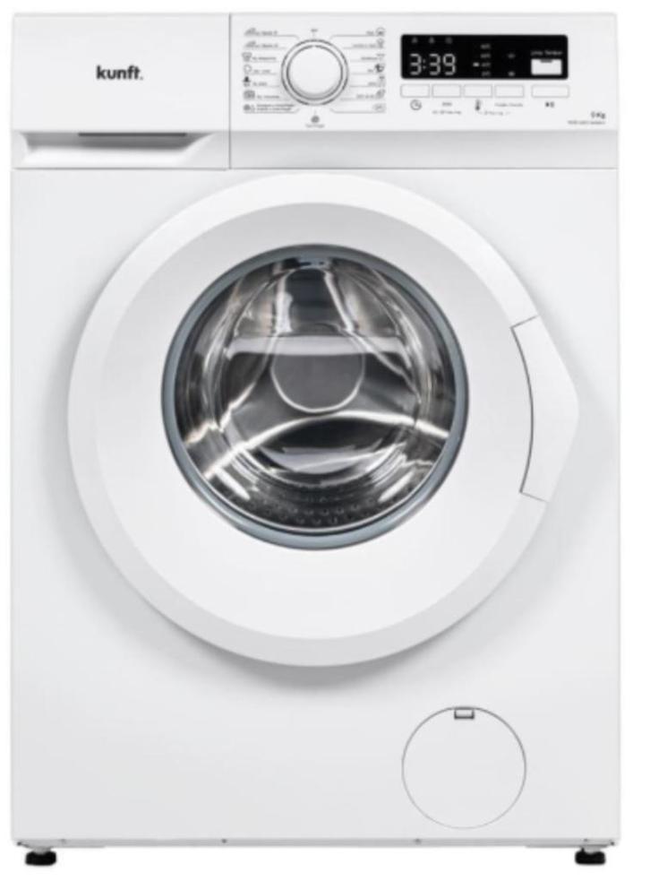 KUNFT wasmachine van 9 kg - 1400 tpm, Elektronische apparatuur, Wasmachines, Zo goed als nieuw, Voorlader, 8 tot 10 kg, 85 tot 90 cm