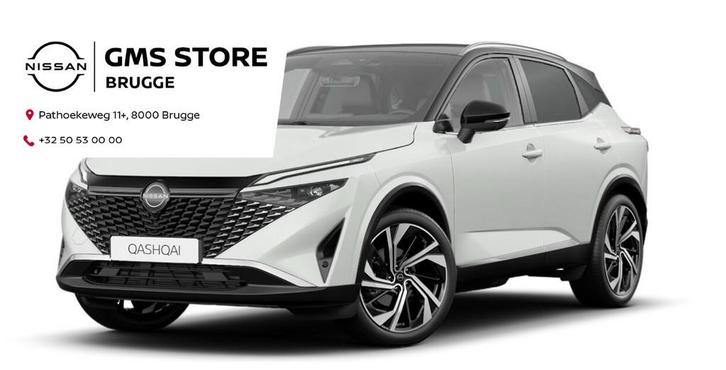 Nissan Qashqai MHEV FULL OPTION automaat Tekna+, Auto's, Nissan, Bedrijf, Te koop, Qashqai, 360° camera, Alarm, Bluetooth, Centrale vergrendeling