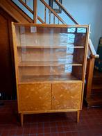 vintage vitrinekast, Huis en Inrichting, Ophalen, Zo goed als nieuw