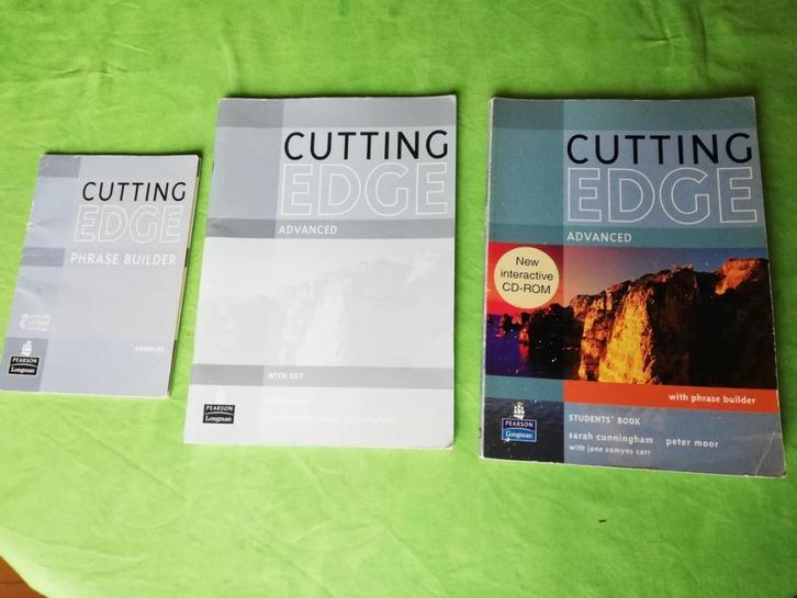 Cutting Edge WORKBOOK + STUDENT'S BOOK + PHRASEBUILDER, Livres, Langue | Anglais, Utilisé, Non-fiction, Enlèvement ou Envoi