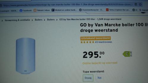 een electrische  waterverwarmer  100  liter, Doe-het-zelf en Bouw, Chauffageketels en Boilers, Nieuw, Boiler, Ophalen