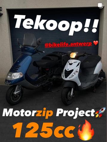 Piaggio Zip | Project | 125cc | A klasse | LC |Met Papieren beschikbaar voor biedingen