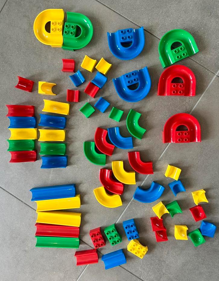 Hubelino knikkberbaan - Duplo, Kinderen en Baby's, Speelgoed | Bouwstenen, Zo goed als nieuw, Ophalen