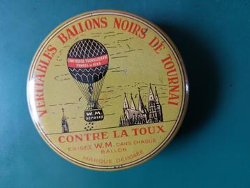 Boîte métallique bonbons de Tournai vintage