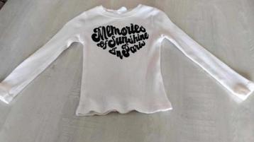 pull beige Zara taille 110 - 116, Enlèvement ou Envoi, Pull ou Veste, Comme neuf, Zara