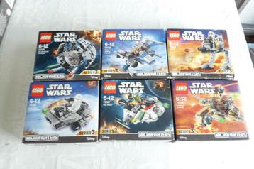 lego star wars microfighters serie 3 75125, 75126, 75127, 75 beschikbaar voor biedingen
