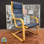 Vintage Zweedse fauteuil Lamello Yngve Ekström Swedese (70s), Huis en Inrichting, Fauteuils, Gebruikt, 75 tot 100 cm, Ophalen of Verzenden