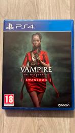 Vampire The Masquerade Swansong PS4, Consoles de jeu & Jeux vidéo, Jeux | Sony PlayStation 4, Enlèvement ou Envoi, Comme neuf