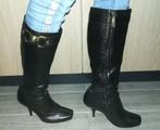 Hoge brons laarzen - Baldinini - maat 40., Kleding | Dames, Schoenen, Hoge laarzen, Bruin, Ophalen of Verzenden, Gedragen