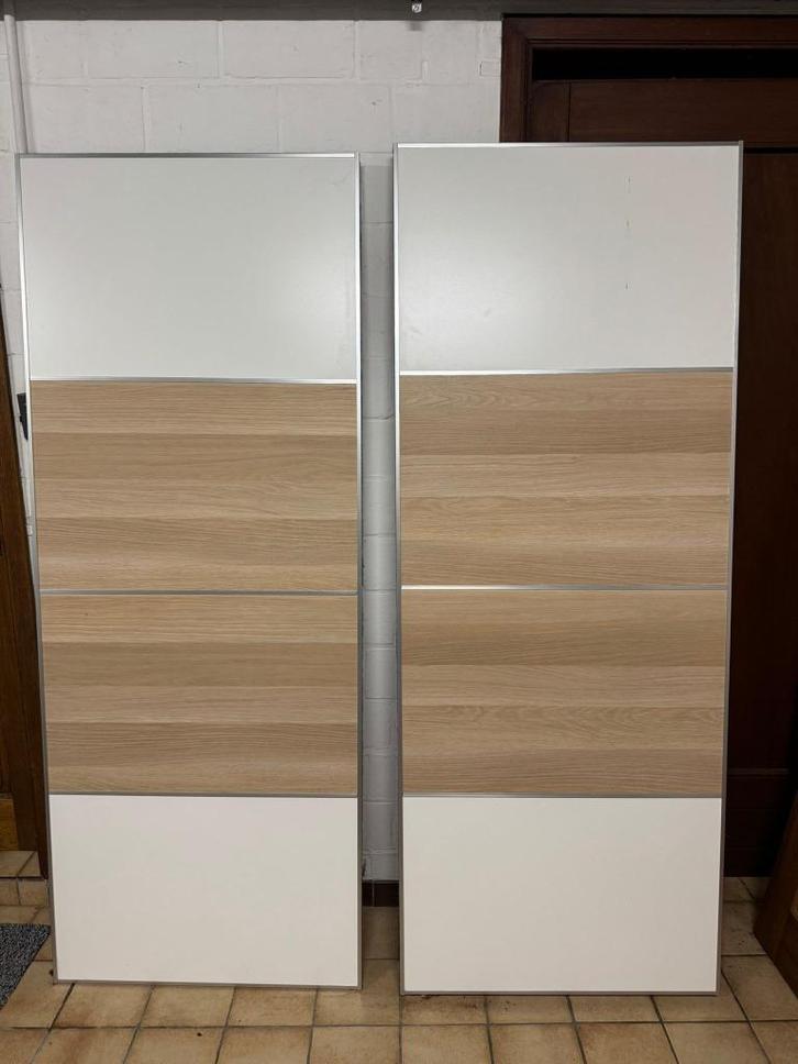 2 * Schuifdeur Pax (Mehamn) kleerkast, Huis en Inrichting, Kasten | Kleerkasten, Zo goed als nieuw, 200 cm of meer, 150 tot 200 cm