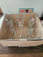 11 oude bierglazen, Verzamelen, Ophalen, Zo goed als nieuw, Bierglas