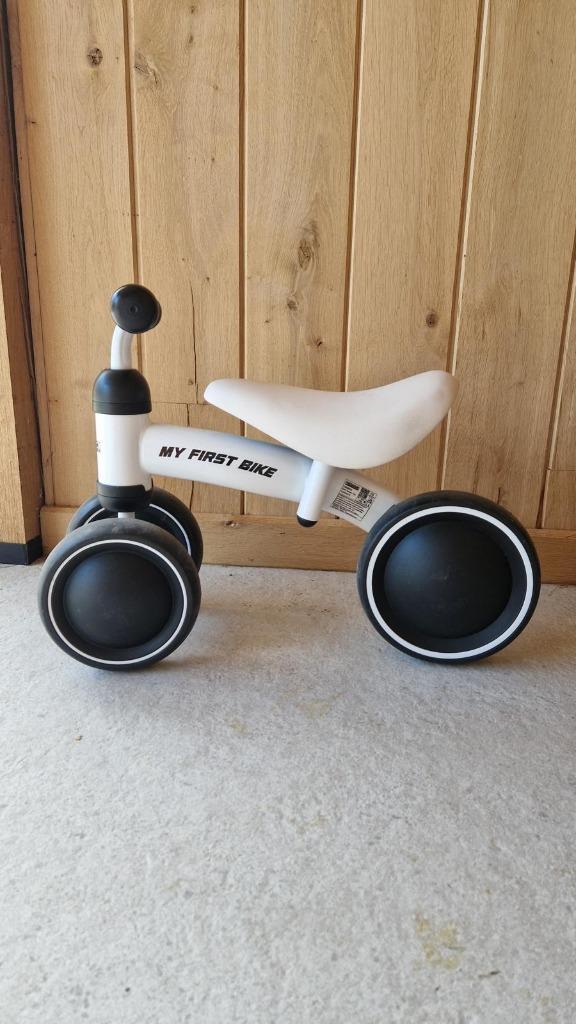 Childhome loopfiets - my first bike - wit, Kinderen en Baby's, Speelgoed | Buiten | Voertuigen en Loopfietsen, Zo goed als nieuw