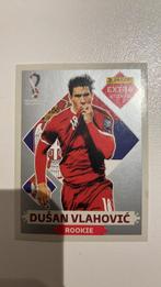 Extra Sticker WK Qatar 2022 Rookie Vlahovic Silver, Nieuw, Sport, Ophalen of Verzenden