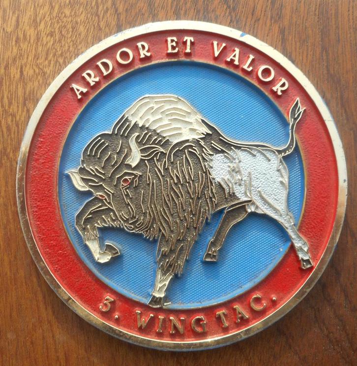 FORCE AERIENNE BELGE - 3EME WING TACTIQUE - INSIGNE, Verzamelen, Militaria | Algemeen, Luchtmacht, Embleem of Badge, Verzenden