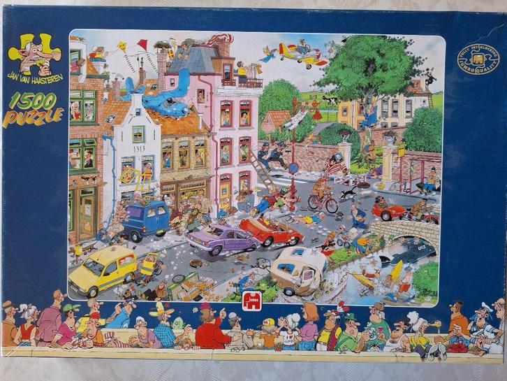 Puzzel Jan Van Haasteren, Hobby en Vrije tijd, Denksport en Puzzels, Zo goed als nieuw, Legpuzzel, 500 t/m 1500 stukjes, Ophalen of Verzenden