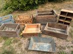 Houten bakken, Ophalen
