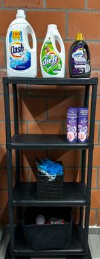 Opbergrekje/stellingkast kunststof 4delig, Huis en Inrichting, Kasten | Overige, Ophalen, Zo goed als nieuw