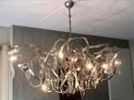 Dutch designer hanglamp kroonluchter 140 cm x 70 cm, Zo goed als nieuw, 50 tot 75 cm, Ophalen, Glas