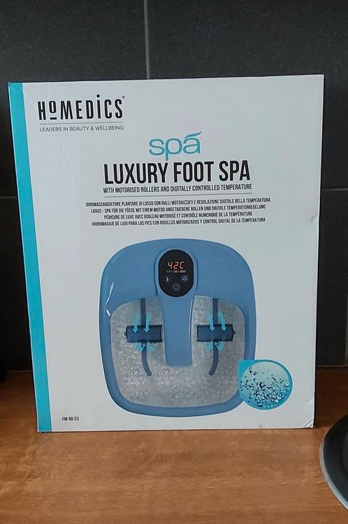 SPA pédicure HOMEDICS, Sports & Fitness, Produits de santé, Wellness & Bien-être, Comme neuf, Enlèvement ou Envoi