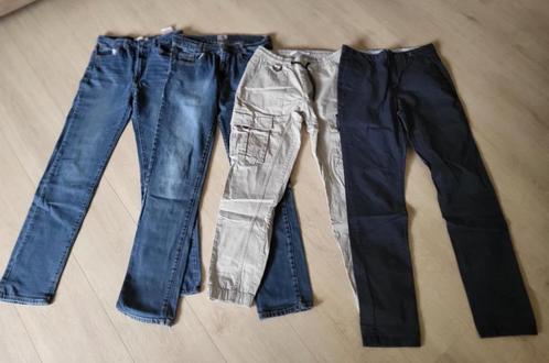 Set jeans en broeken voor jongens, Kinderen en Baby's, Kinderkleding | Maat 164, Zo goed als nieuw, Jongen, Broek, Ophalen of Verzenden